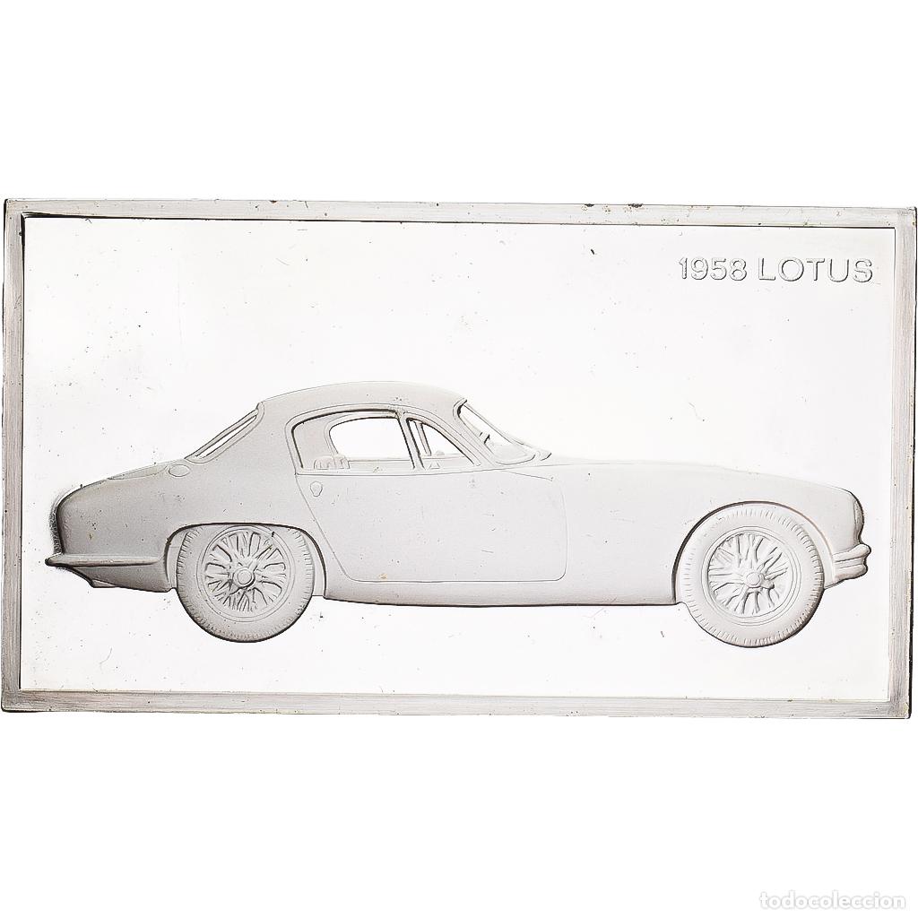 Medallas hist&oacute;ricas: [#1215114] Francia, Lingotin, C&eacute;l&egrave;bres Automobiles du Monde, Plata, LOTUS 1958, SC