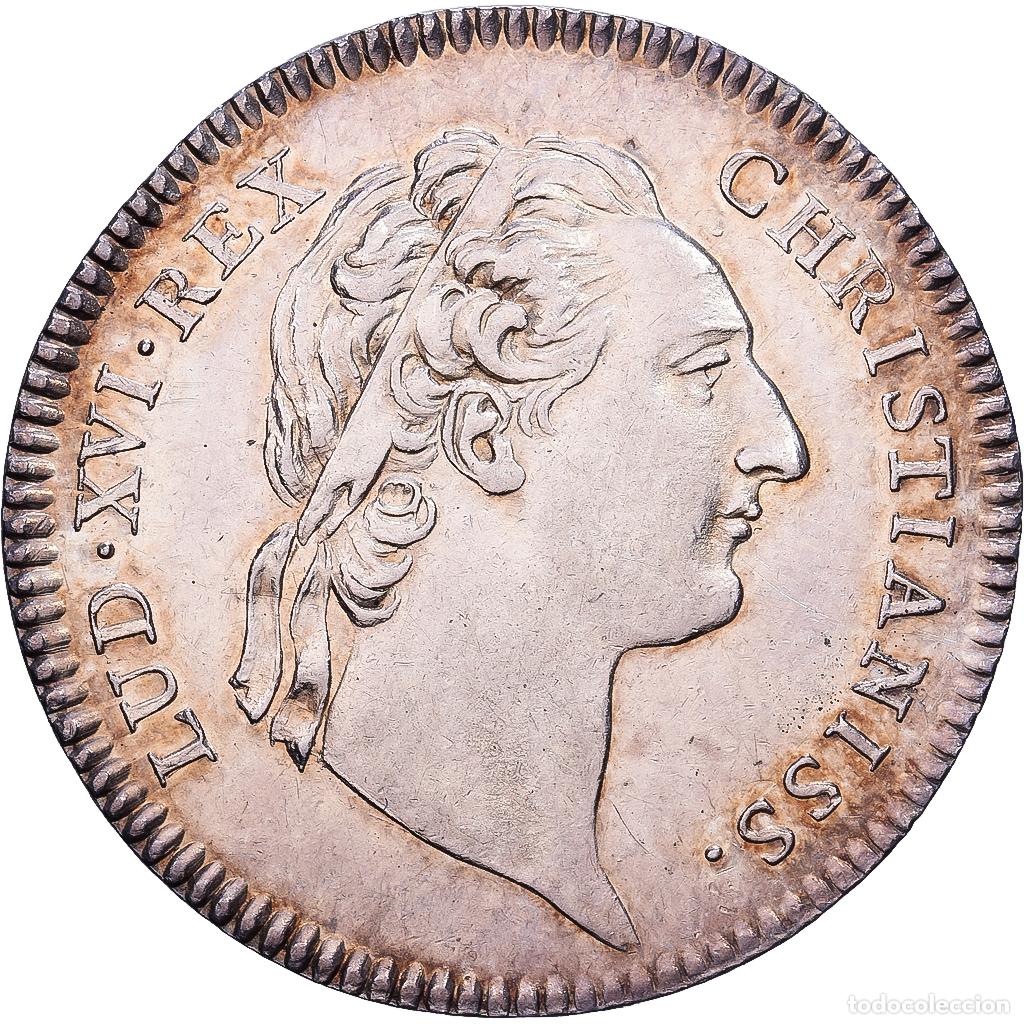 Medallas hist&oacute;ricas: [#1214631] Francia, zeton, Louis XVI, Extraordinaire des Guerres, 1775, Plata, MBC+