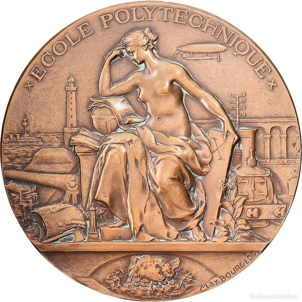 Medallas hist&oacute;ricas: [#1214992] Francia, medalla, Centenaire de l'Ecole Polytechnique, Paris, 1855, Bronce