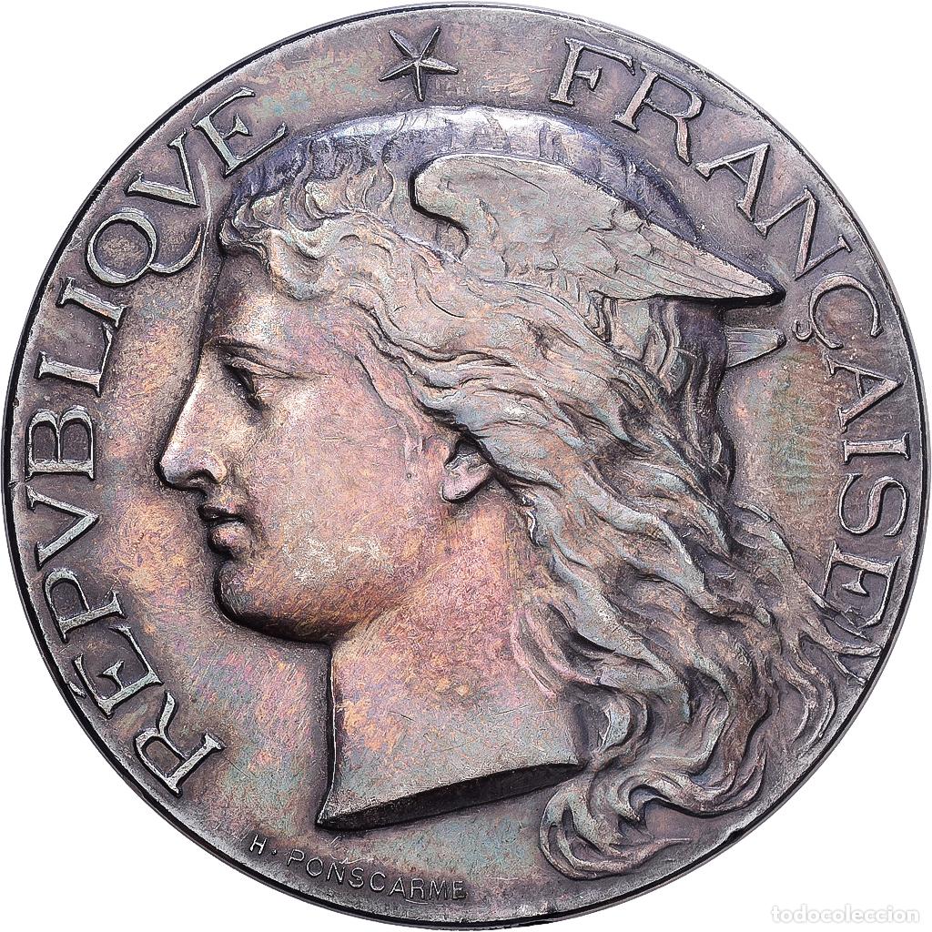 Medallas hist&oacute;ricas: [#1215179] Francia, medalla, Ferme Ecole de Puilboreau, 1891, Plata, Ponscarme, EBC