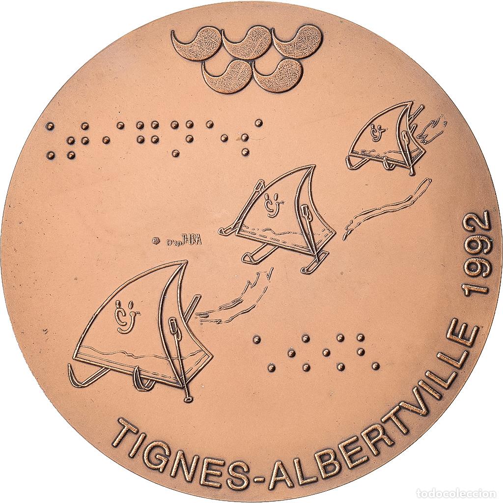 Medallas hist&oacute;ricas: [#1215014] Francia, medalla, V&egrave;me Jeux Paralympiques d'Hiver, Tignes-Albertville, 1992