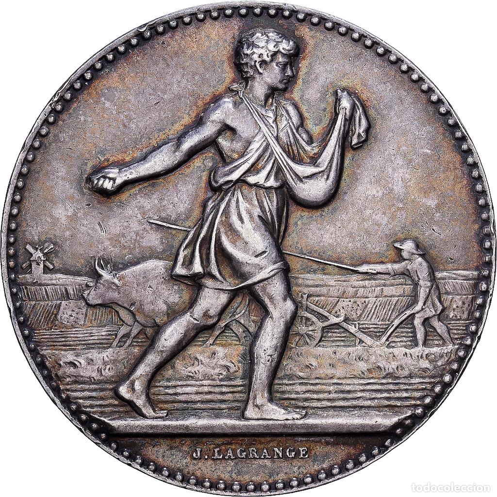 Medallas hist&oacute;ricas: [#1215155] Francia, medalla, Minist&egrave;re de l'Agriculture, Associations Agricoles, Plata