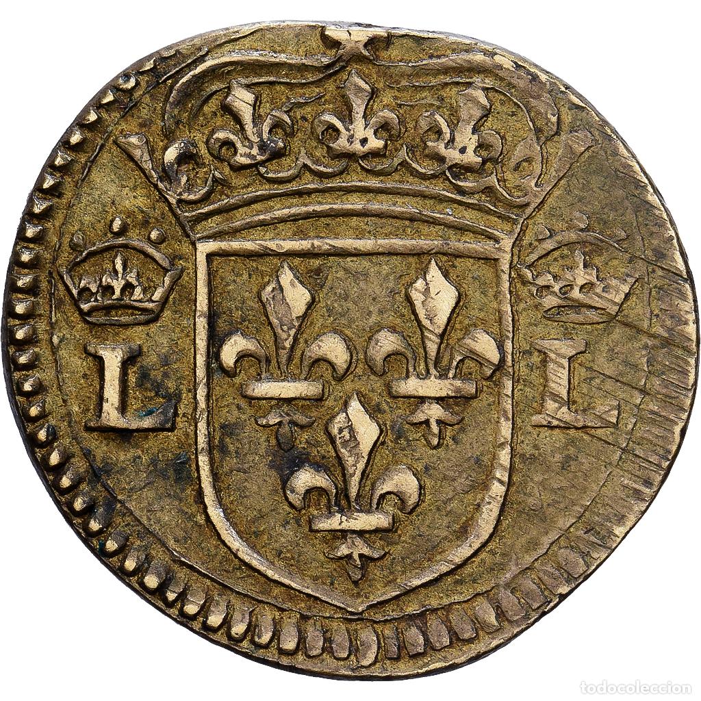 Medallas hist&oacute;ricas: [#1214676] Francia, Poids mon&eacute;taire pour le teston, Lat&oacute;n, MBC+