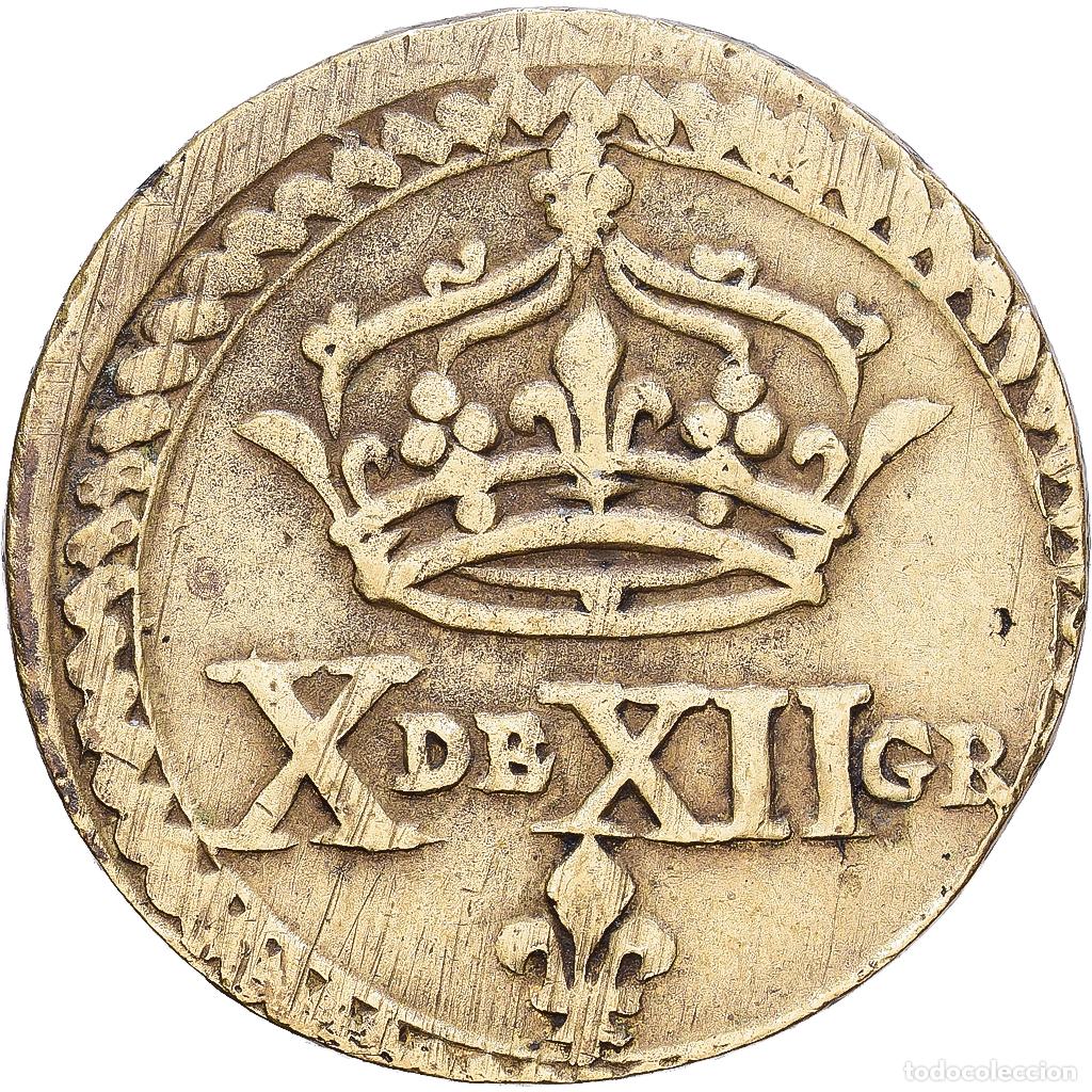 Medallas hist&oacute;ricas: [#1214716] Francia, Poids Mon&eacute;taire, Double Louis d'Or aux Huit L, Lat&oacute;n, MBC+