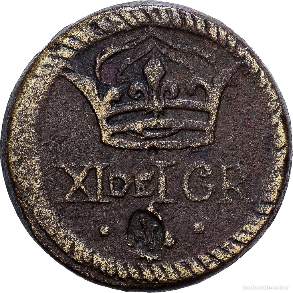 Medallas hist&oacute;ricas: [#1214725] Francia, Poids Mon&eacute;taire, Louis XIII, Franc de Forme Circulaire, Lat&oacute;n