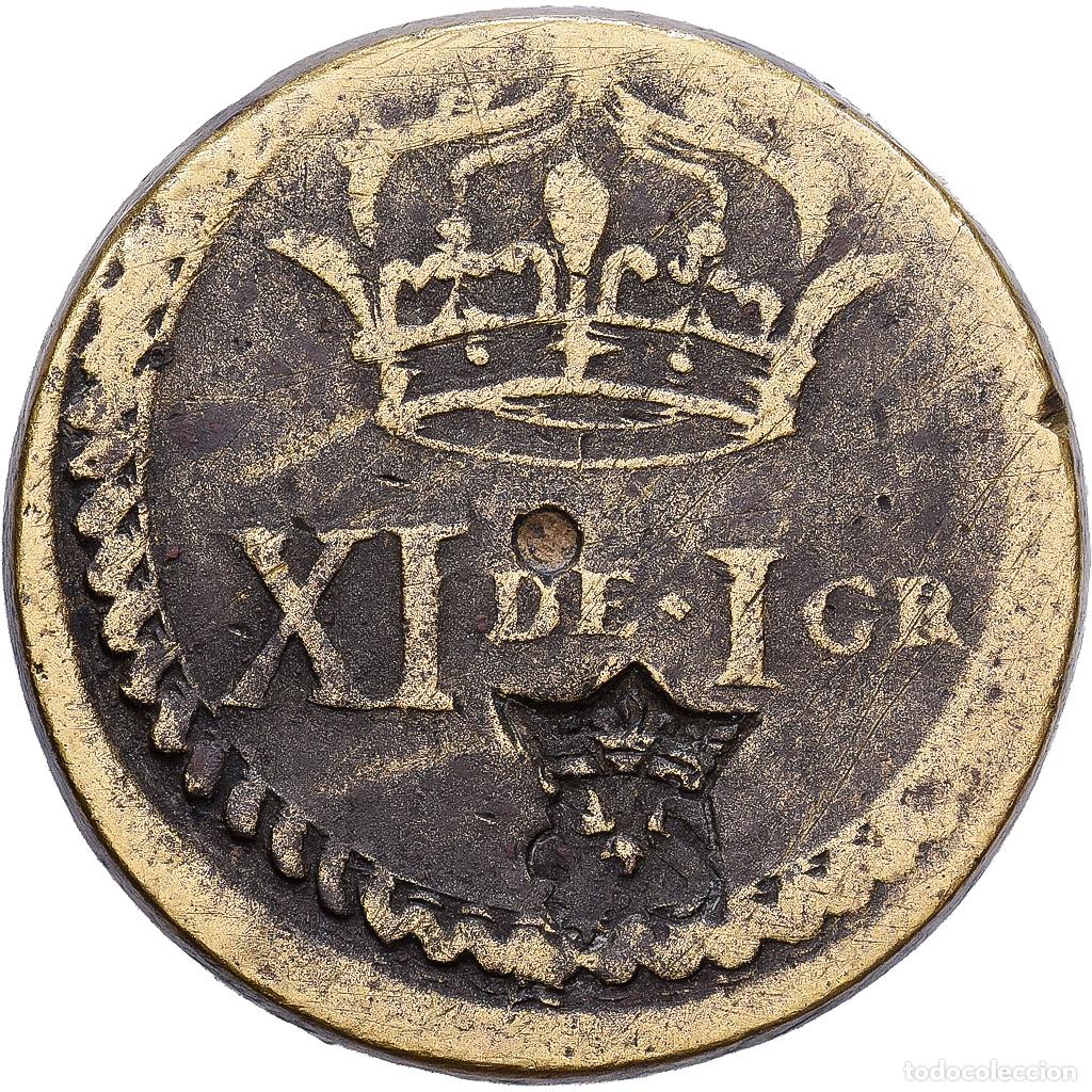 Medallas hist&oacute;ricas: [#1214703] Francia, Poids Mon&eacute;taire, Franc de Forme Circulaire, Henri III, Lat&oacute;n