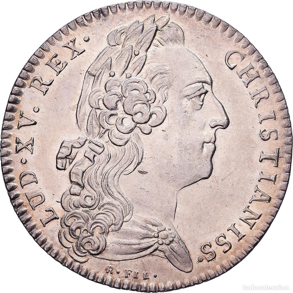 Medallas hist&oacute;ricas: [#1214628] Francia, zeton, Louis XV, &Eacute;tats de Bretagne, Rennes, 1768, Plata, EBC