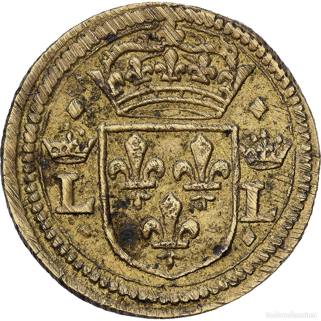 Medallas hist&oacute;ricas: [#1214686] Francia, Poids mon&eacute;taire pour le teston, Lat&oacute;n, MBC+