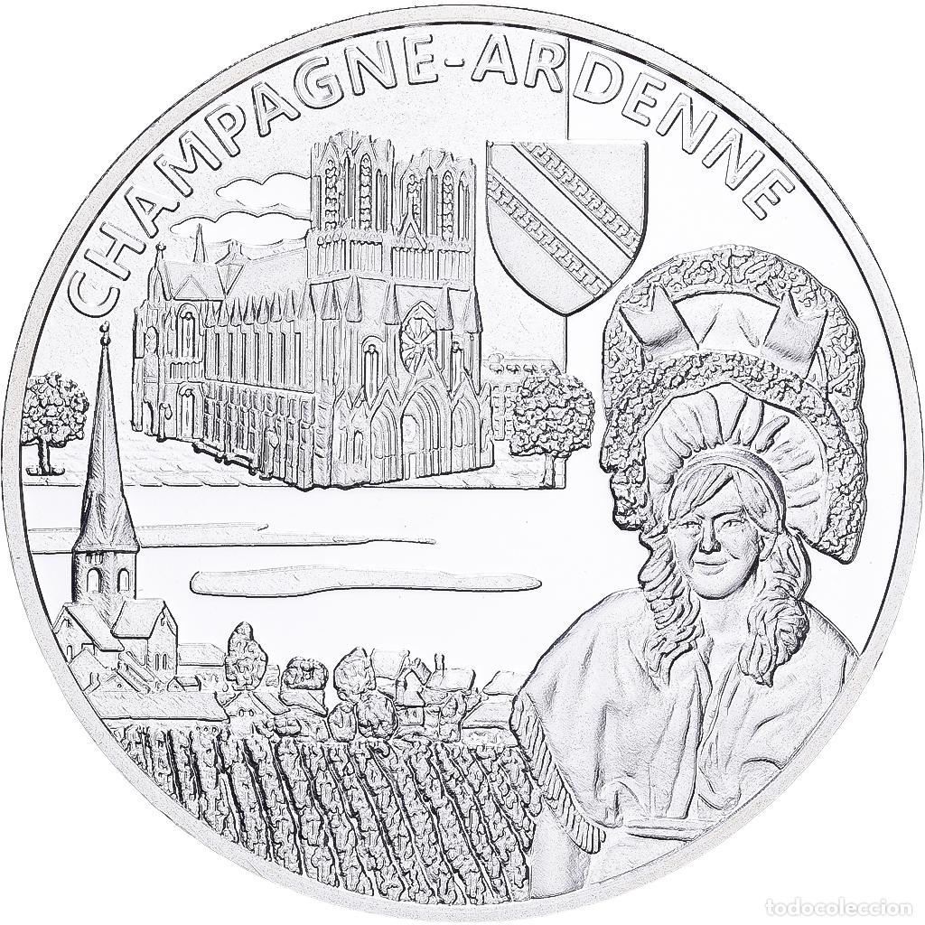 Medallas hist&oacute;ricas: [#1215142] Francia, medalla, R&eacute;gion Champagne Ardennes, Plata, FDC