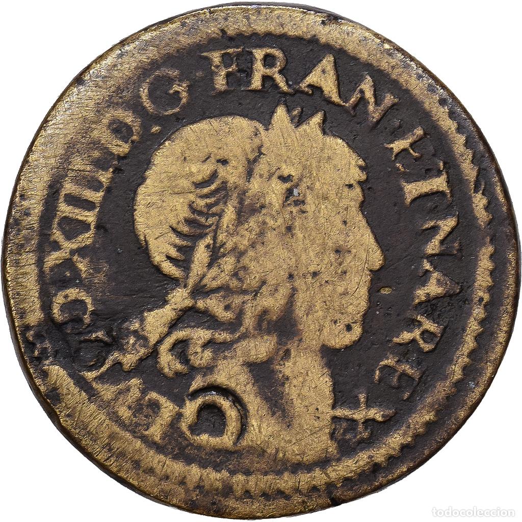 Medallas hist&oacute;ricas: [#1214691] Francia, Poids Mon&eacute;taire pour le Double Louis, Louis XIII, Lat&oacute;n, BC+
