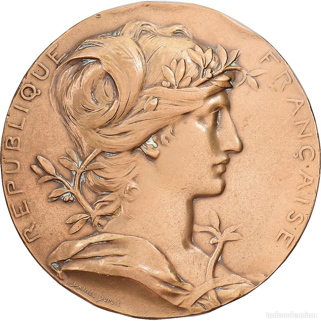 Medallas hist&oacute;ricas: [#1214993] Francia, medalla, Exposition universelle de Paris, 1889, Bronce, Dupuis.D, MBC+