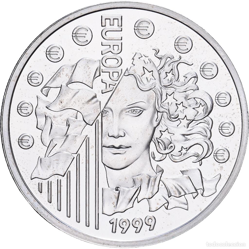 Medallas hist&oacute;ricas: [#1214551] Francia, 6.55957 Francs, Europa, 1999, Paris, Plata, SC+