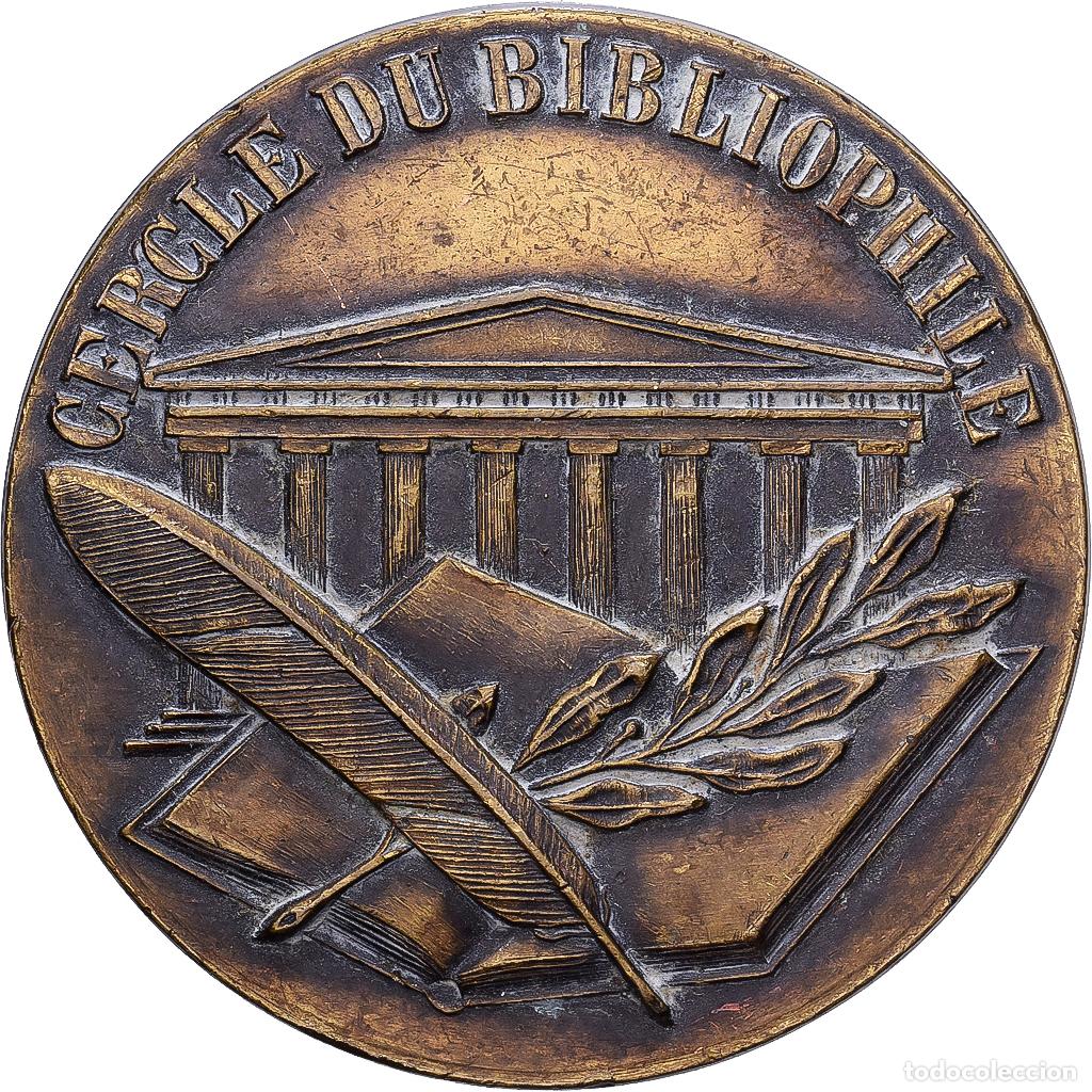 Medallas hist&oacute;ricas: [#1214597] Francia, medalla, Cercle du Bibliophile., Bronce, MBC