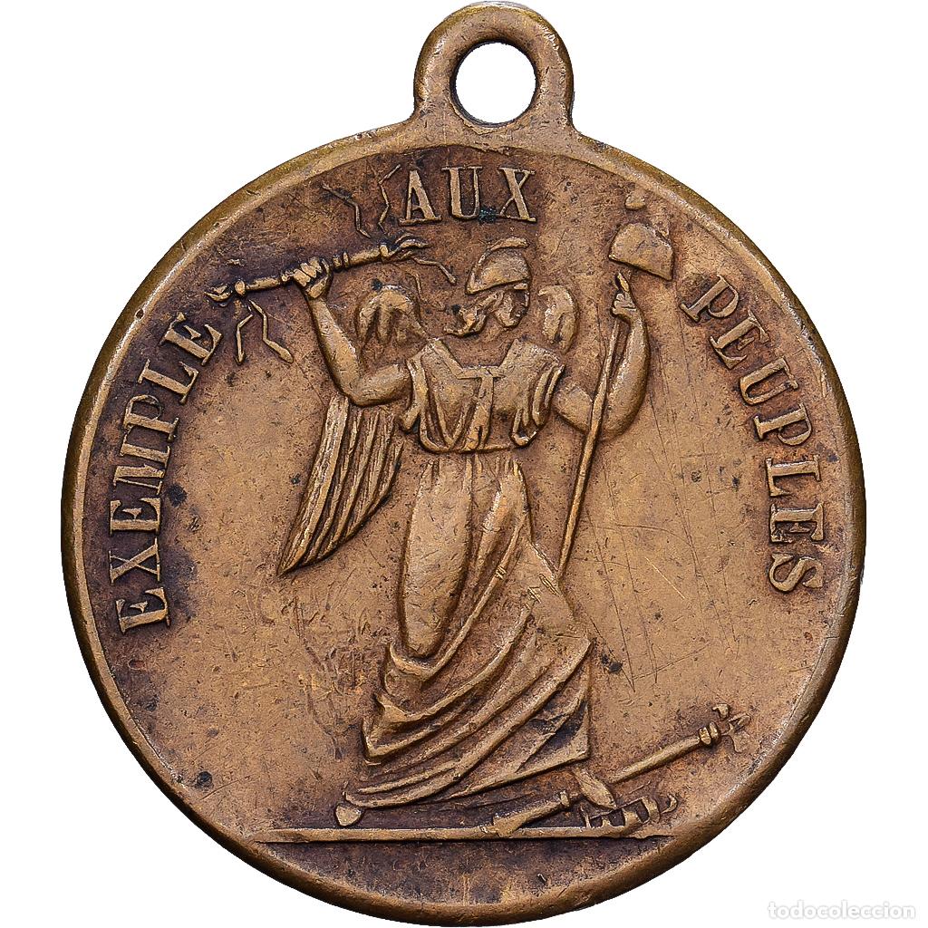 Medallas hist&oacute;ricas: [#1214599] Francia, medalla, Deux&egrave;me R&eacute;publique, Journ&eacute;es du 23 et 24 F&eacute;vrier, 1848