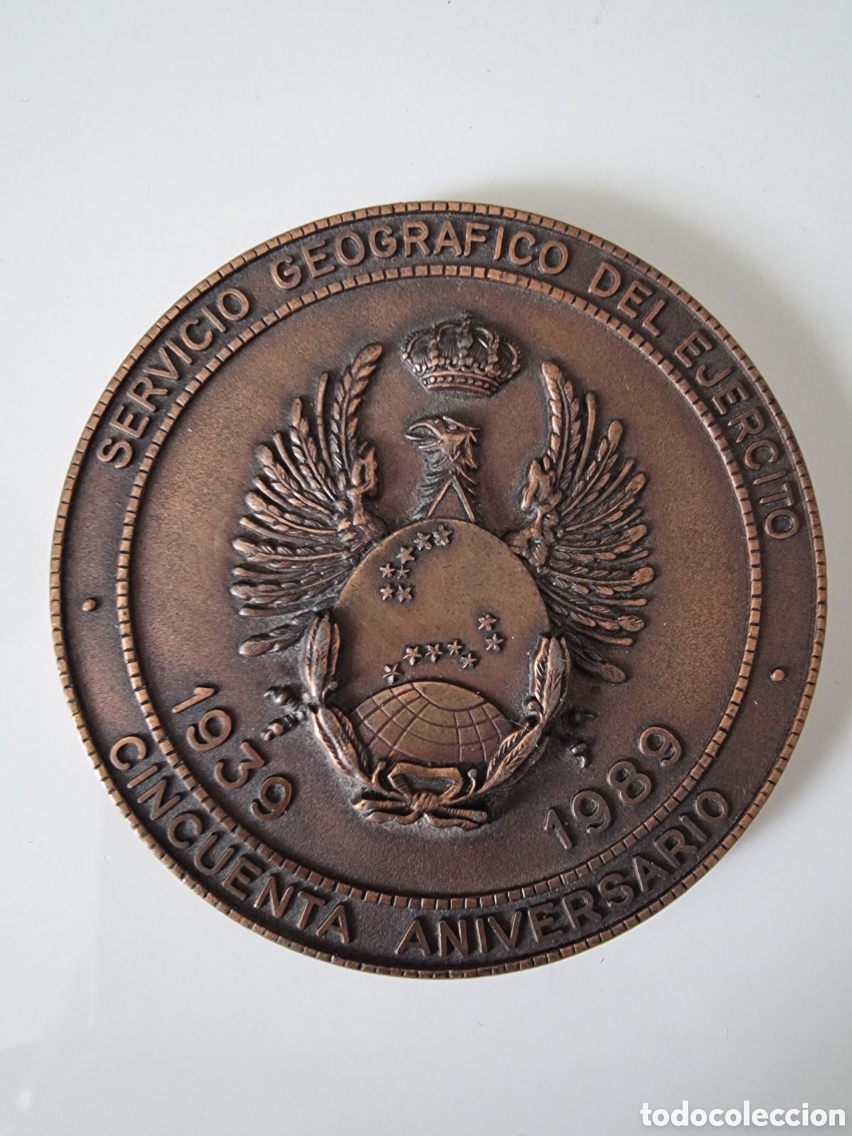 Historical Medals: ESPA&Ntilde;A. MEDALLA DEL 50 ANIVERSARIO DEL SERVICIO GEOGR&Aacute;FICO DEL EJ&Eacute;RCITO. 1.939-1.989
