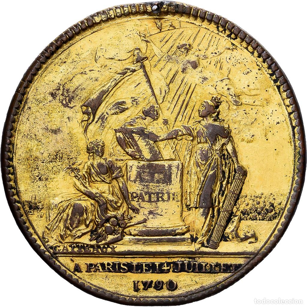 Medallas hist&oacute;ricas: [#1214635] Francia, medalla, Constitution, Conf&eacute;d&eacute;ration des Fran&ccedil;ois, Paris, 1790