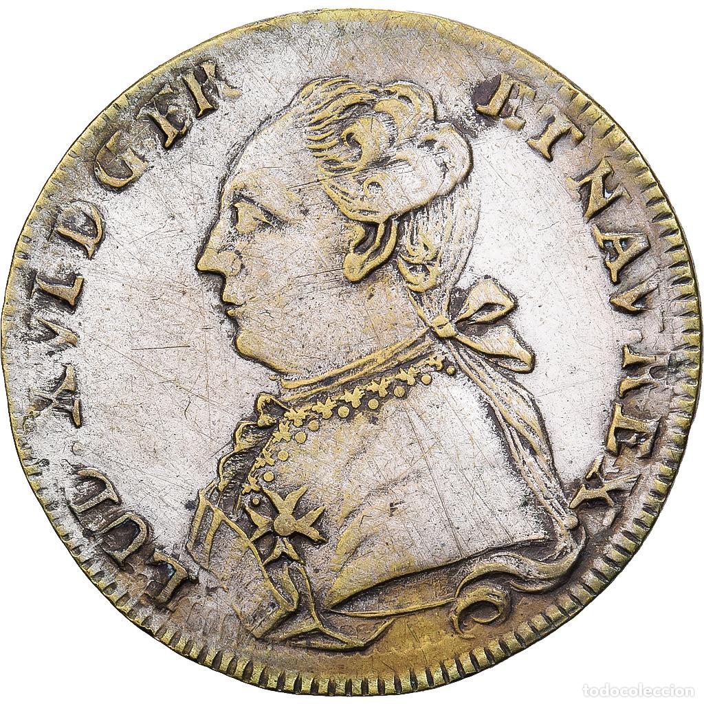 Medallas hist&oacute;ricas: [#1214648] Francia, zeton, Louis XVI, omnibus Non Sibi, Silvered Brass, MBC