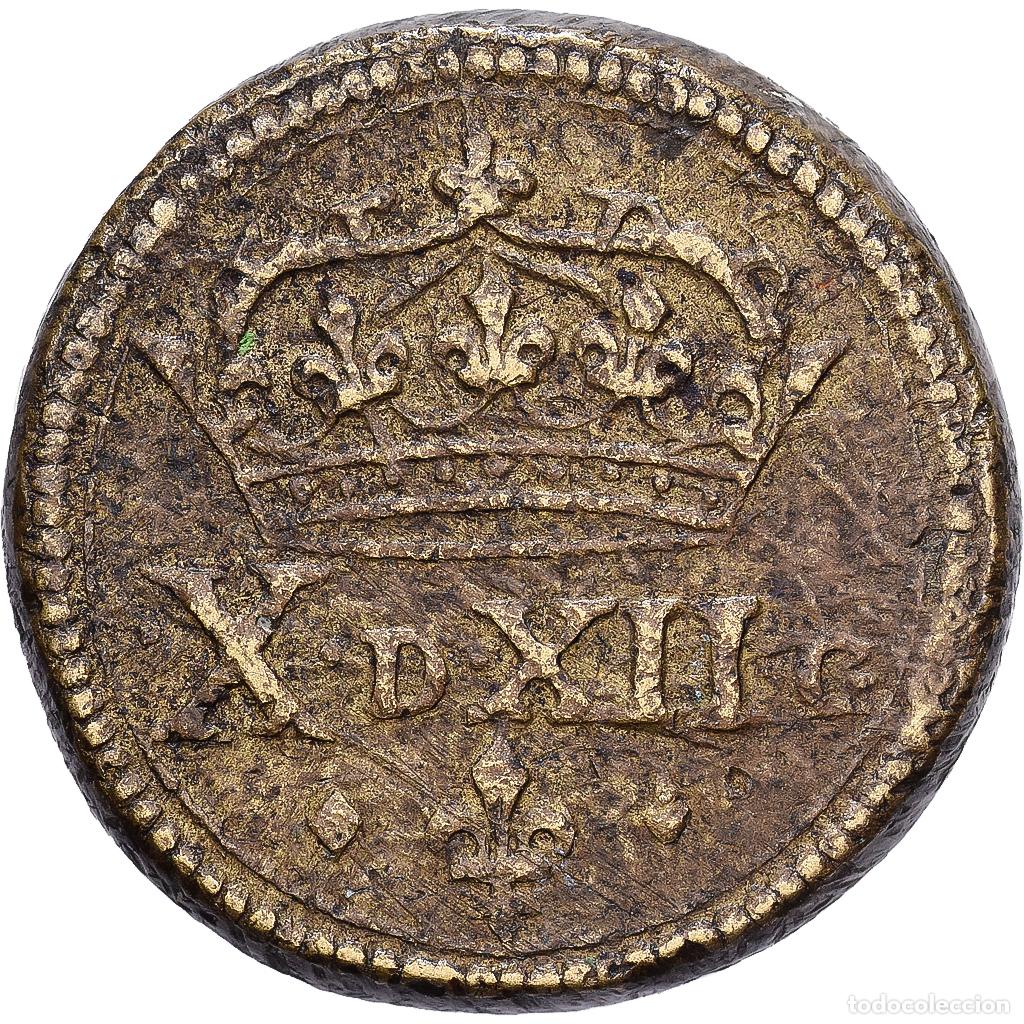 Medallas hist&oacute;ricas: [#1214710] Francia, Poids Mon&eacute;taire, Quart d'Ecu, Lat&oacute;n, MBC