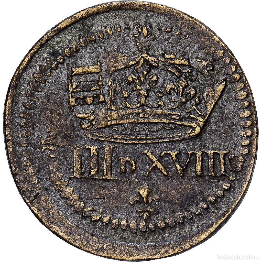Medallas hist&oacute;ricas: [#1214746] Francia, Poids Mon&eacute;taire, Henri III &agrave; Louis XIV, Huiti&egrave;me d&rsquo;Ecu, Lat&oacute;n