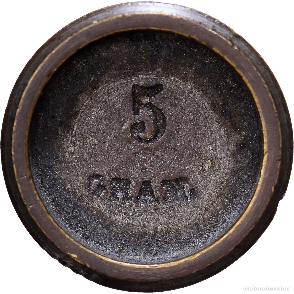 Medallas hist&oacute;ricas: [#1214771] Francia, Poids Mon&eacute;taire, 5 Grammes, Lat&oacute;n, MBC+