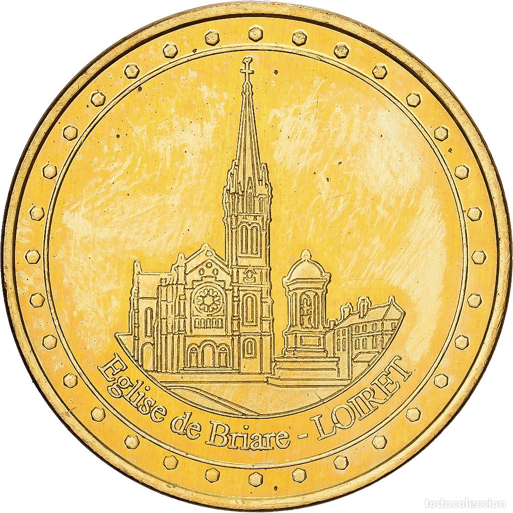 Medallas hist&oacute;ricas: [#1214801] Francia, zeton, Eglise de Briare, Loiret, 2009, Aluminio y cupron&iacute;quel, SC