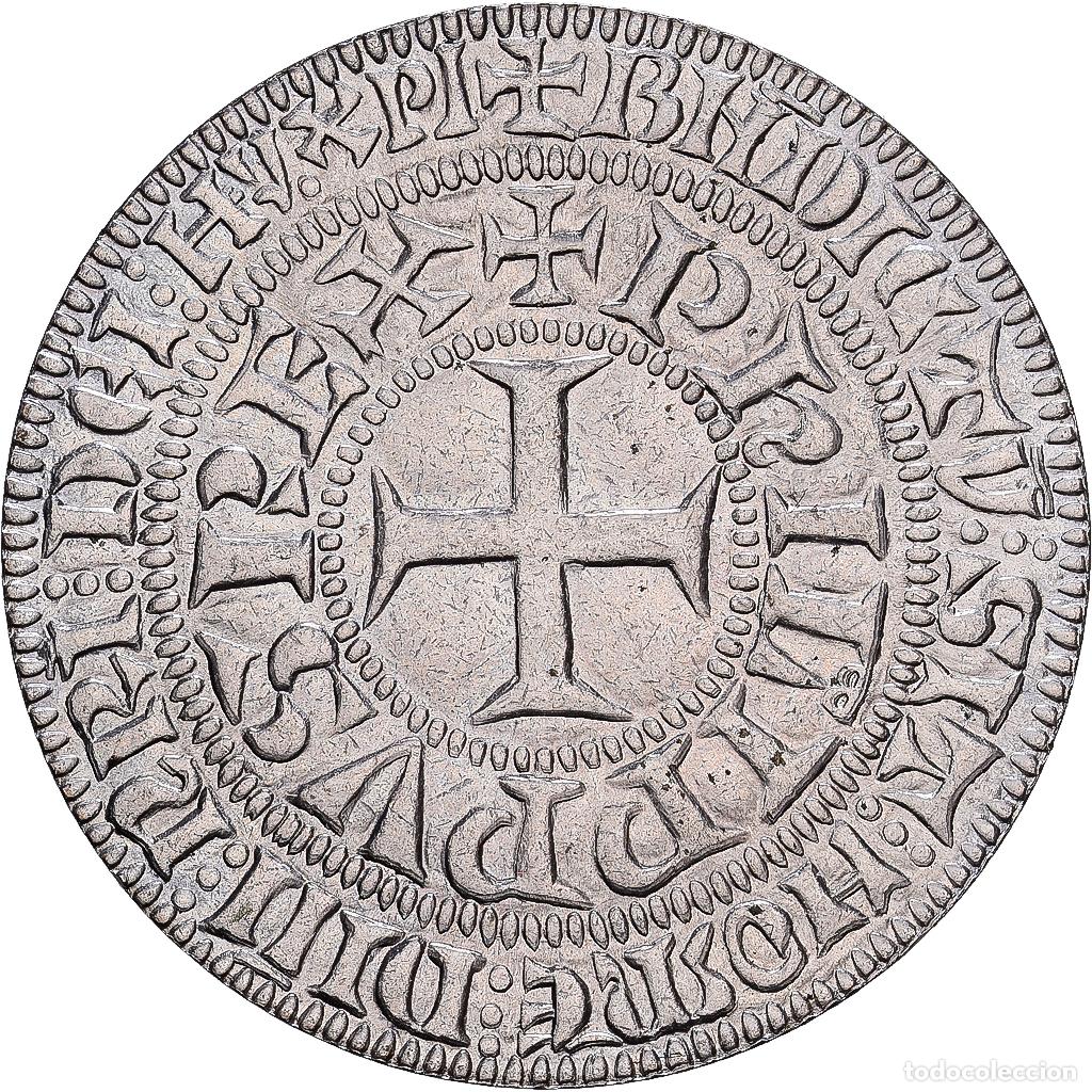 Medallas hist&oacute;ricas: [#1215151] Francia, medalla, Reproduction, Gros Tournois, Philippe V, 1975, Cobre -