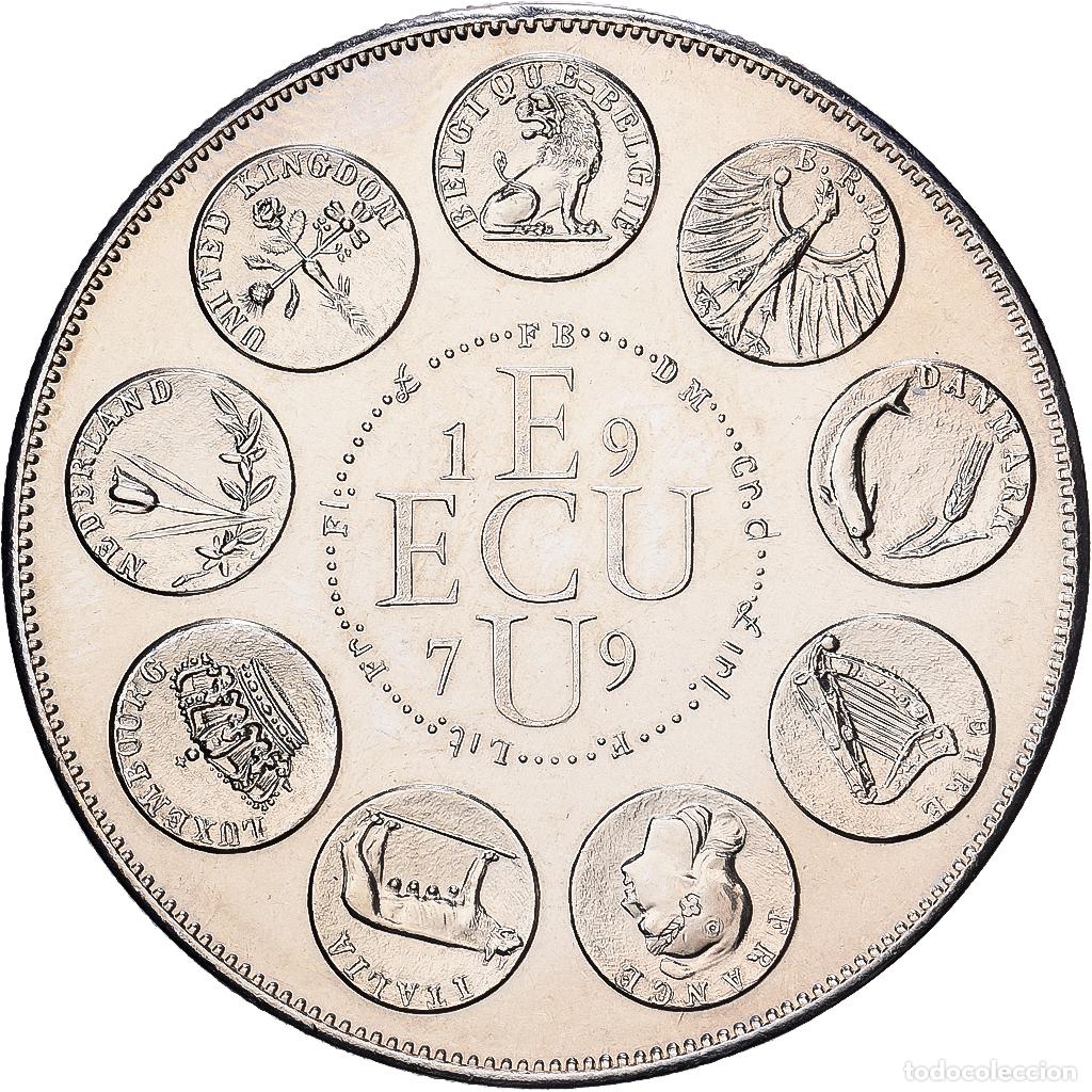 Medallas hist&oacute;ricas: [#1214804] Francia, medalla, Ecu Europa, 1979, Cobre - n&iacute;quel, Rodier, FDC