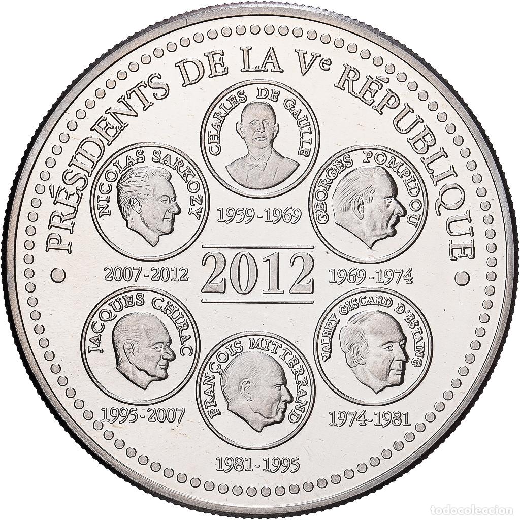 Medallas hist&oacute;ricas: [#1214807] Francia, medalla, L'Elys&eacute;e, 2012, Cobre - n&iacute;quel, FDC