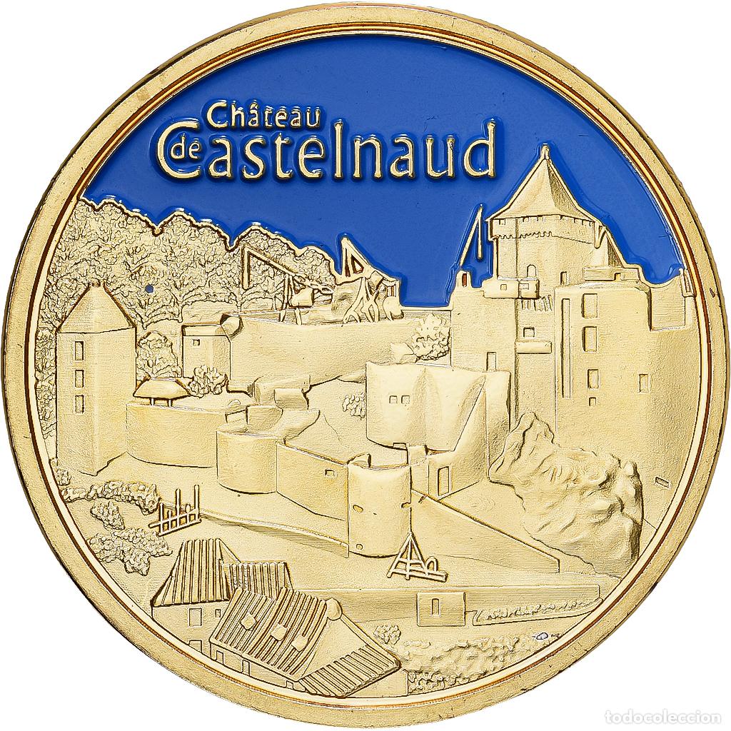 Medallas hist&oacute;ricas: [#1214827] Francia, zeton, 24/ Castelnaud - Ch&acirc;teau, Aluminio y cupron&iacute;quel, Souvenirs et