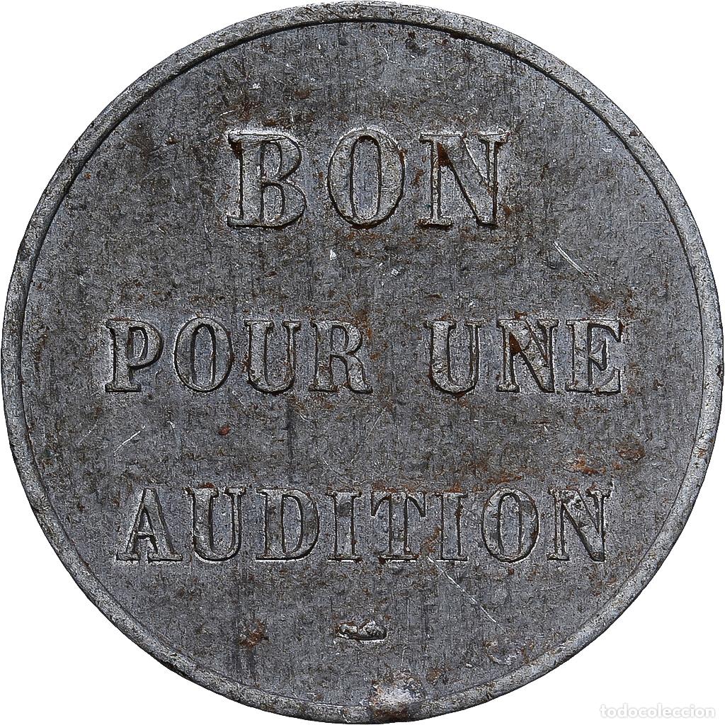 Medallas hist&oacute;ricas: [#1214829] Francia, zeton, Bon pour une audition, Cinc, MBC