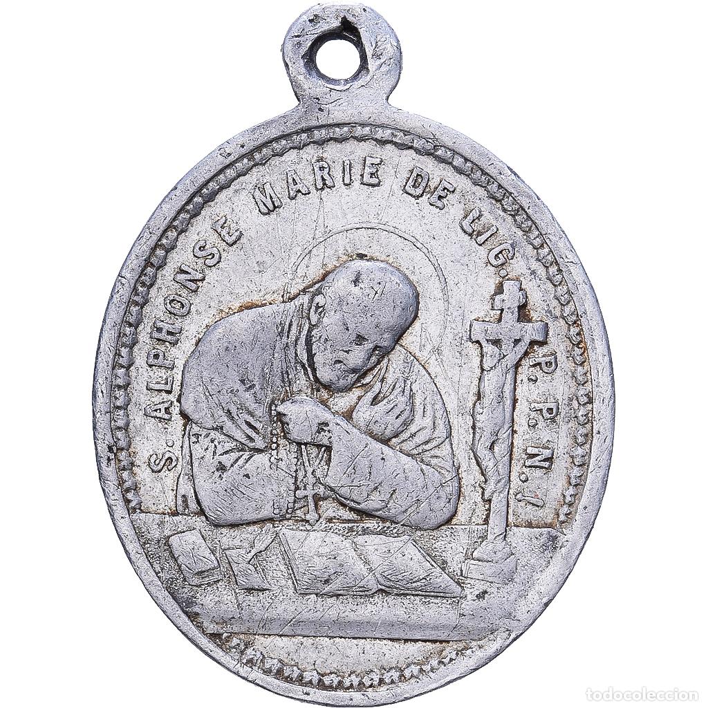 Medallas hist&oacute;ricas: [#1214864] Francia, medalla, Saint Alphonse Marie de Liguori, Aluminio, MBC