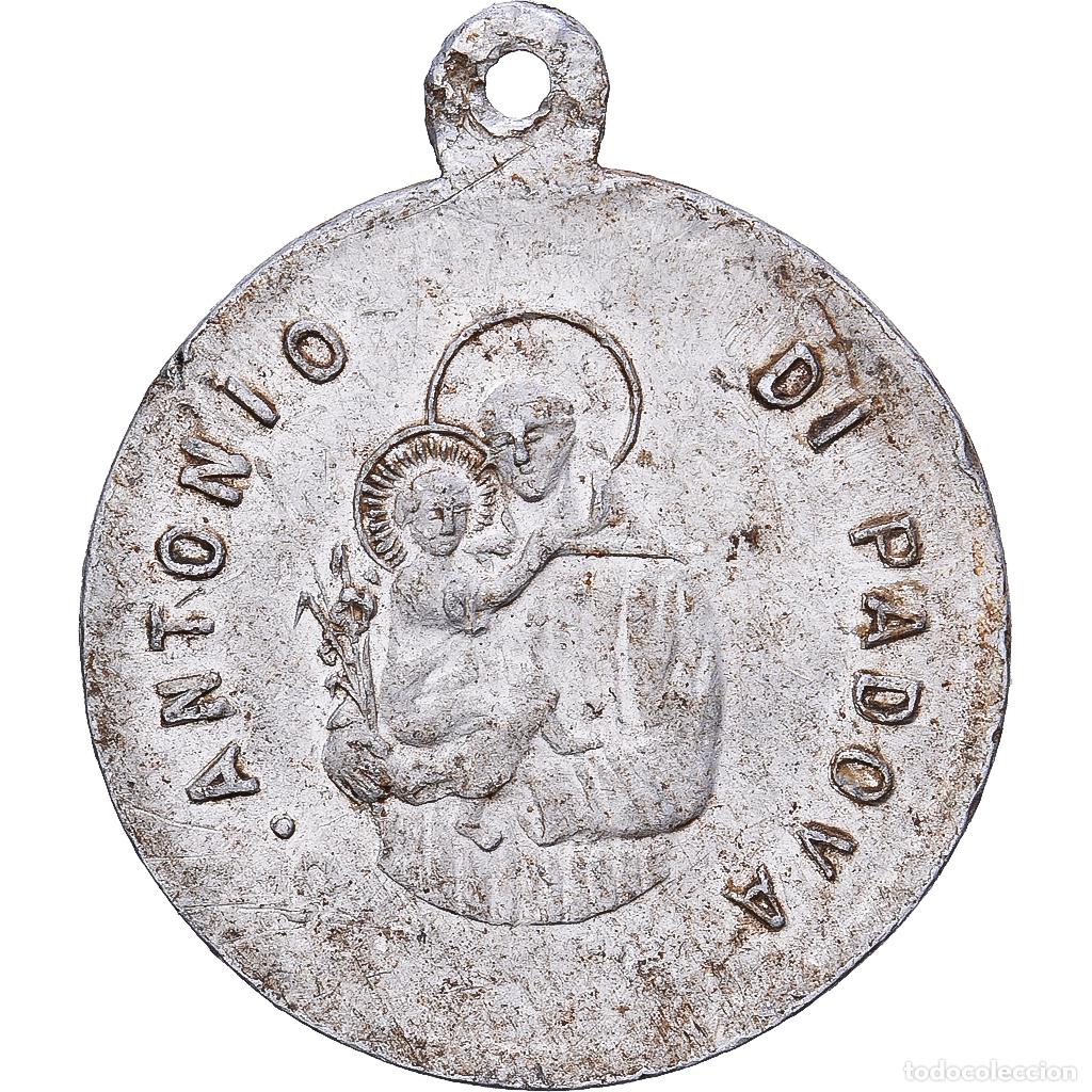 Medallas hist&oacute;ricas: [#1214865] Francia, medalla, Saint Fran&ccedil;ois d'Assise, Aluminio, MBC