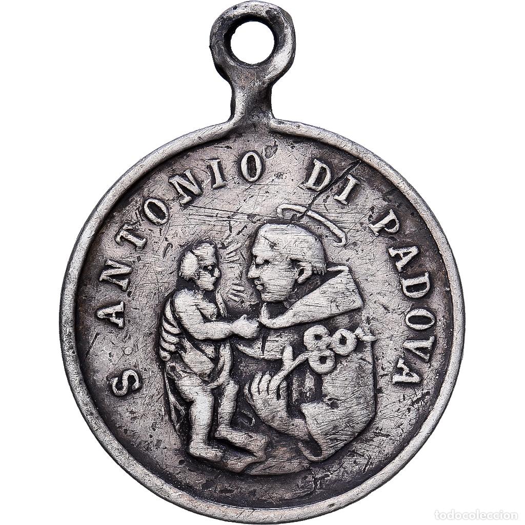 Medallas hist&oacute;ricas: [#1214857] Francia, medalla, Saint Antoine de Padoue, Plata, MBC