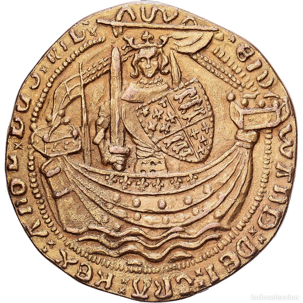 Medallas hist&oacute;ricas: [#1214897] Francia, Token, Collection BP, Noble d'Or, History, EBC, Cobre