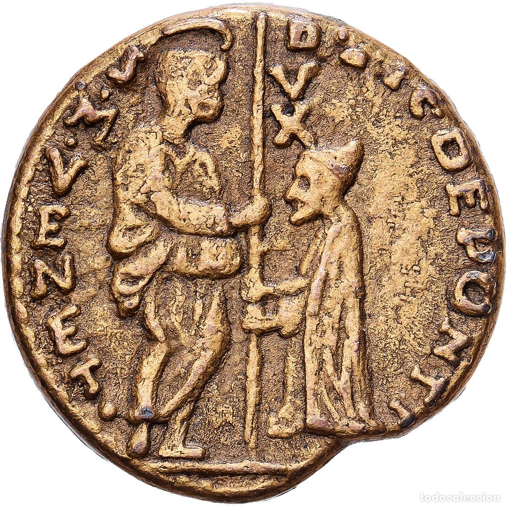 Medallas hist&oacute;ricas: [#1214896] Francia, zeton, Collection BP, Sequin de Venise, M&eacute;tal, EBC
