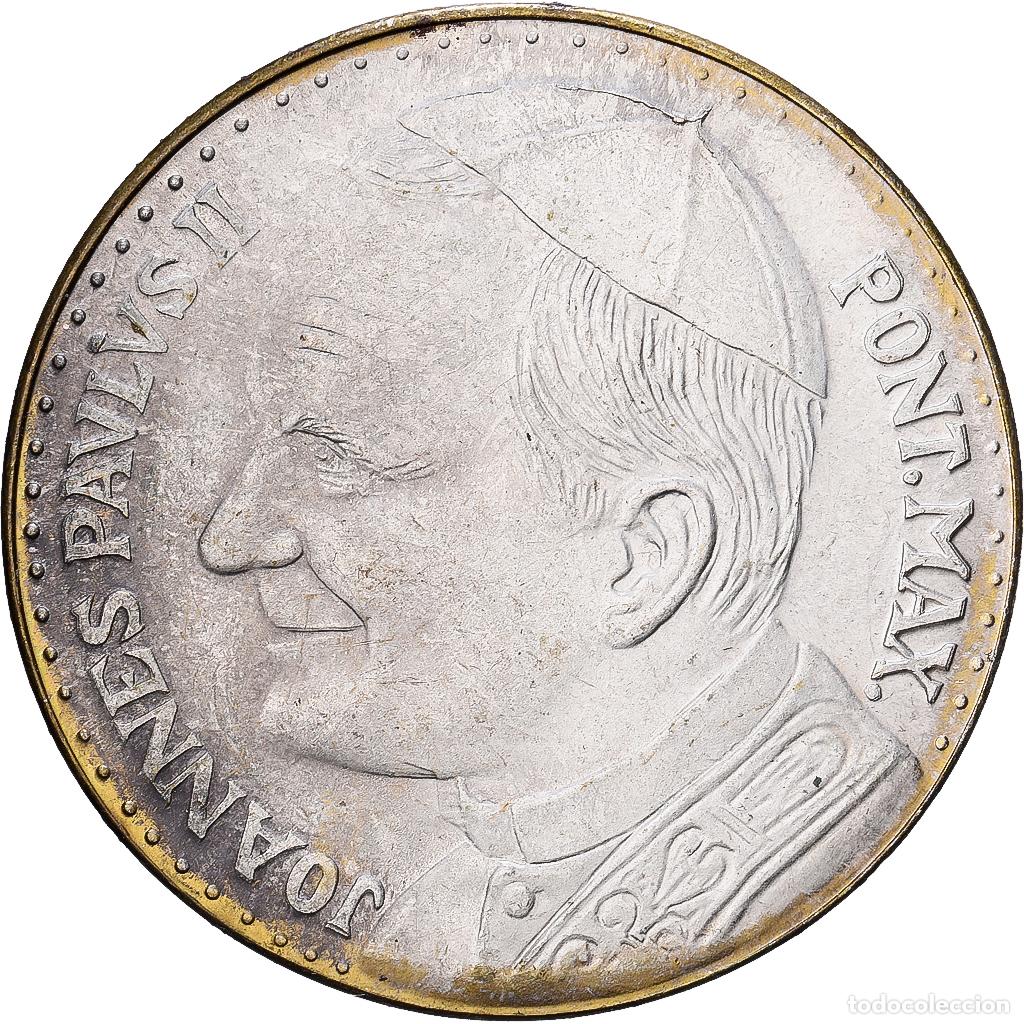 Medallas hist&oacute;ricas: [#1214883] CIUDAD DEL VATICANO, medalla, Jean-Paul II, Madonna di Czestochowa, Bronce