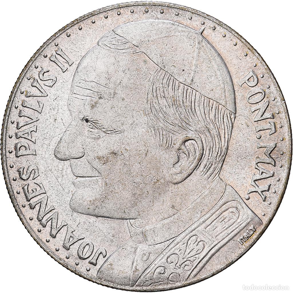 Medallas hist&oacute;ricas: [#1214882] CIUDAD DEL VATICANO, medalla, Jean-Paul II, Saint Stanislaus, Bronce plateado