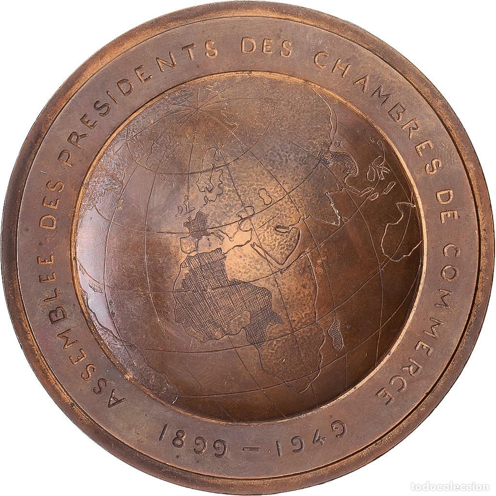 Medallas hist&oacute;ricas: [#1214916] Francia, medalla, Assembl&eacute;e des Pr&eacute;sidents des Chambres de commerce, 1949