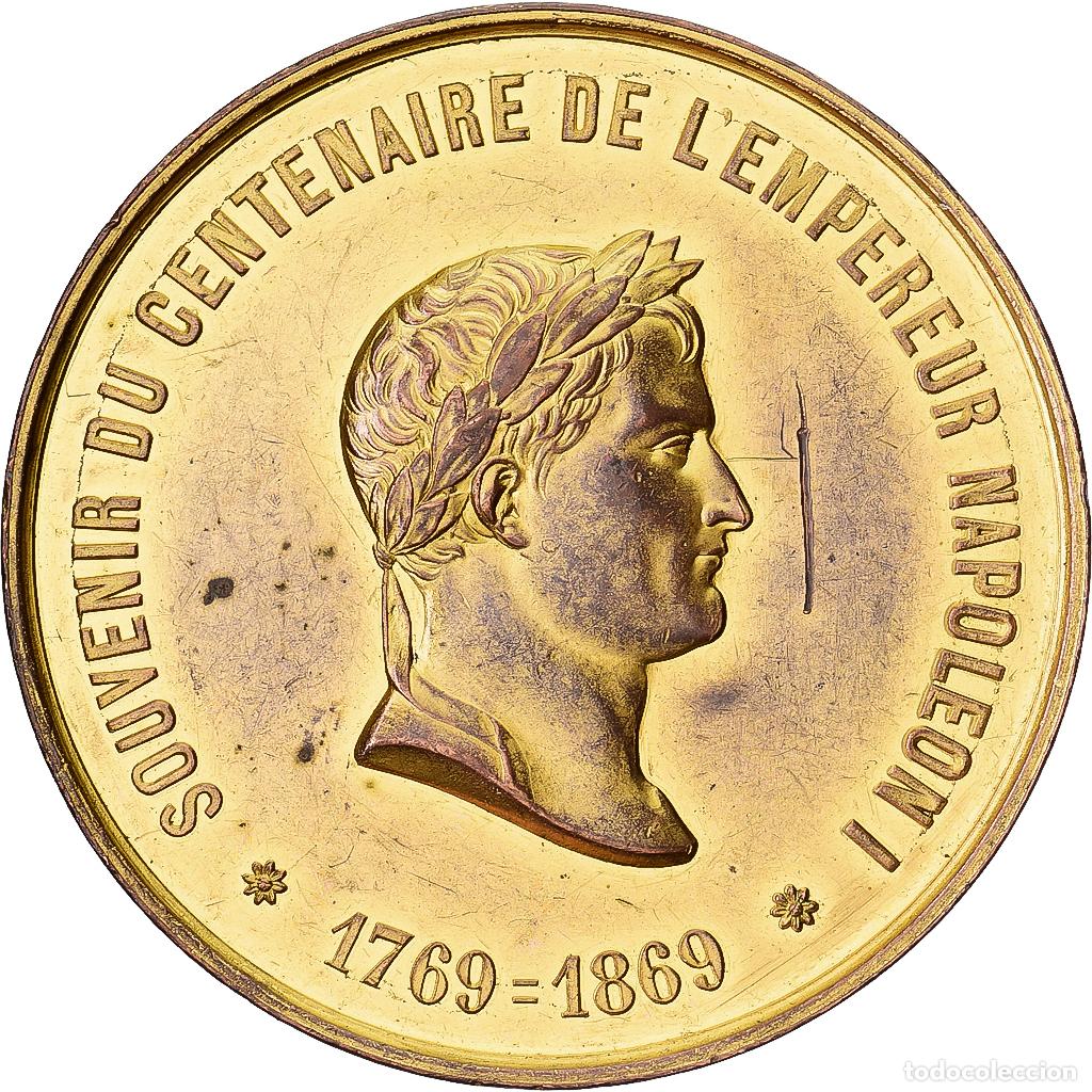 Medallas hist&oacute;ricas: [#1214933] Francia, medalla, Souvenir du Centenaire de Napol&eacute;on Ier, 1869, Bronce, MBC
