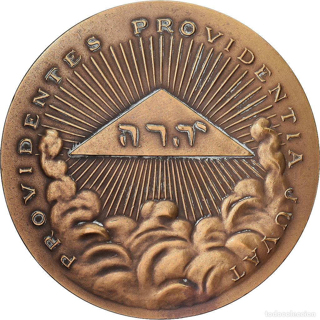Medallas hist&oacute;ricas: [#1214944] Francia, medalla, Compagnie la Providence, Incendie, 1911, Bronce, Trentenaire