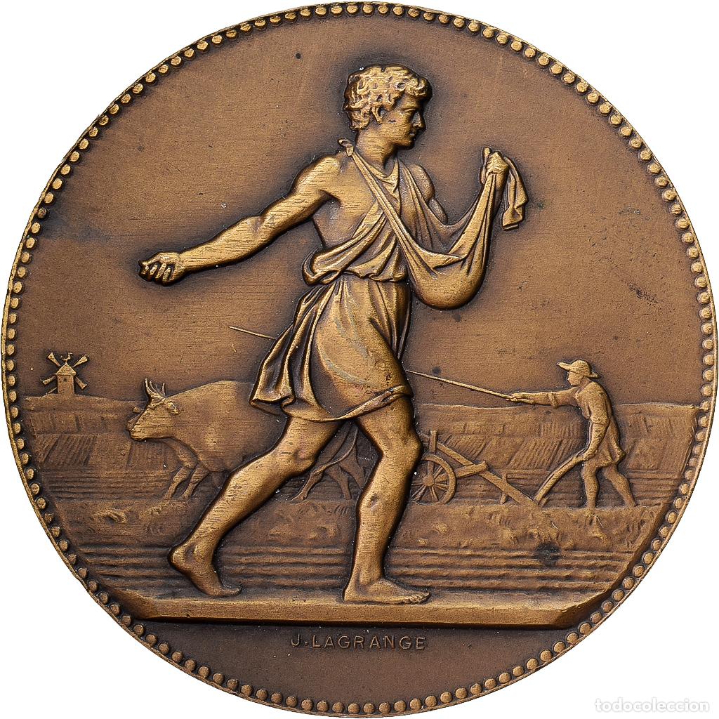 Medallas hist&oacute;ricas: [#1214961] Francia, medalla, Minist&egrave;re de l'Agriculture, Associations Agricoles, Bronce