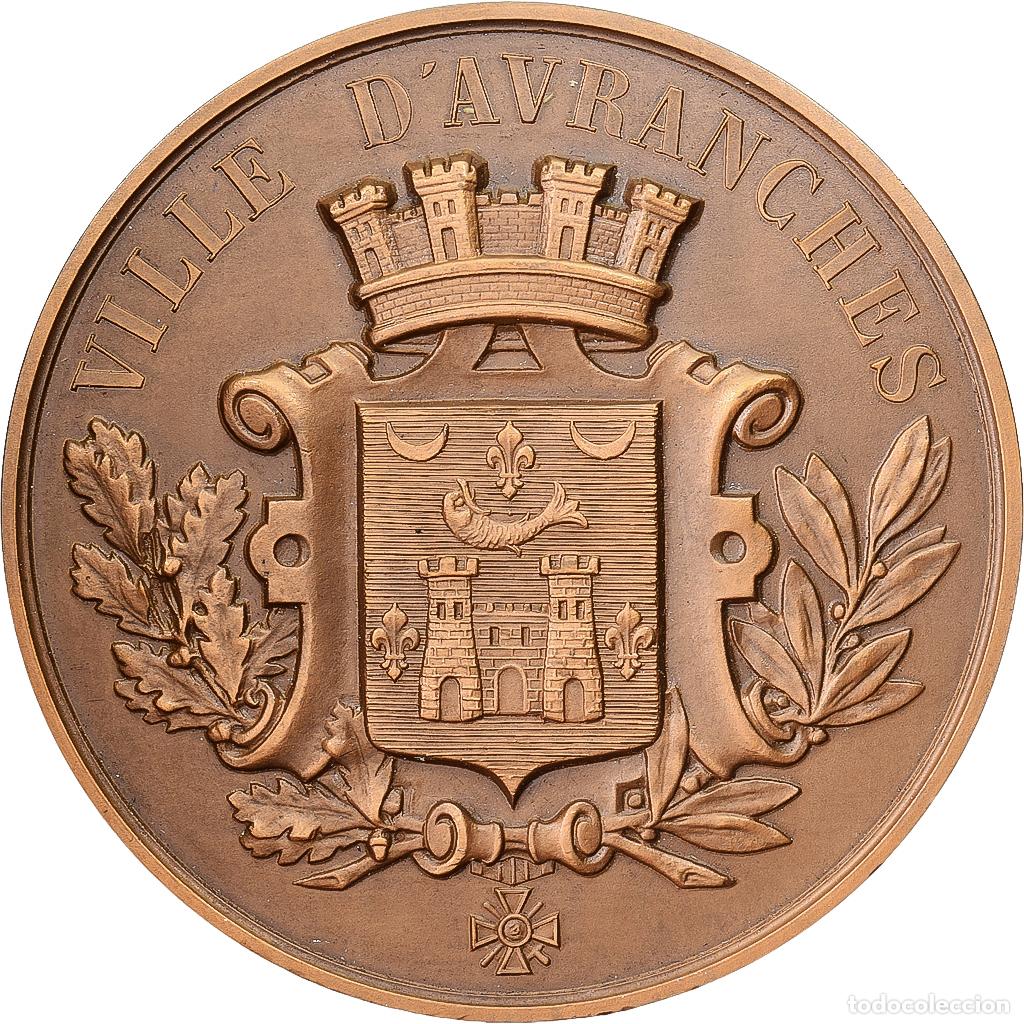 Medallas hist&oacute;ricas: [#1214959] Francia, medalla, Ville d'Avranches, 1945, Bronce, EBC