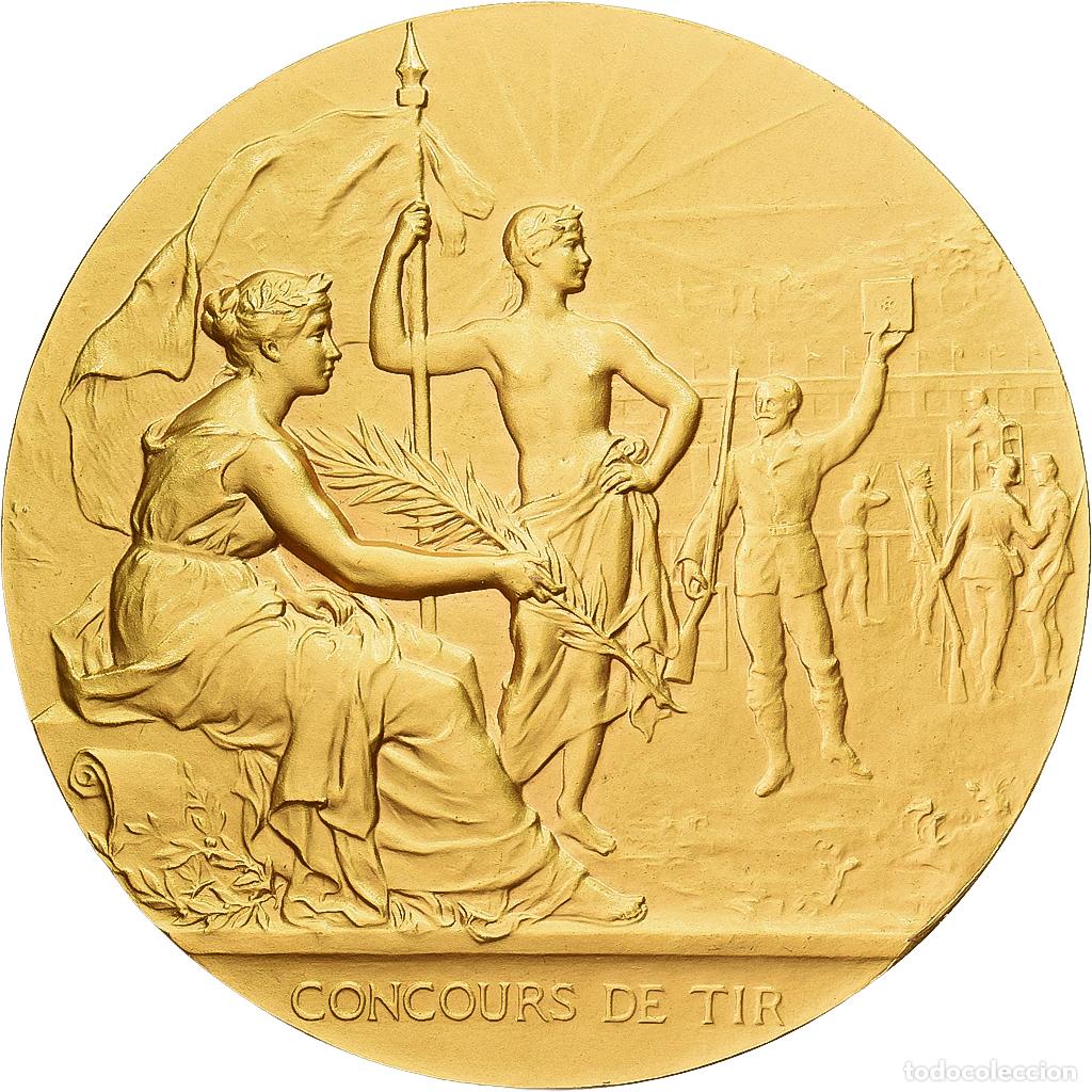 Medallas hist&oacute;ricas: [#1214960] Francia, medalla, Concours de Tir, Offert par M. Fauchon, D&eacute;put&eacute;, Bronce