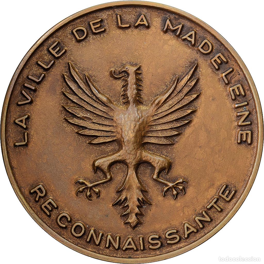 Medallas hist&oacute;ricas: [#1214973] Francia, medalla, Ville de la Madeleine, 1974, Bronce, EBC