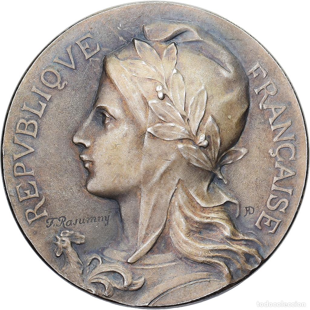 Medallas hist&oacute;ricas: [#1215063] Francia, medalla, Comice Agricole de Chinon, Indre-et-Loire, 1909, Bronce