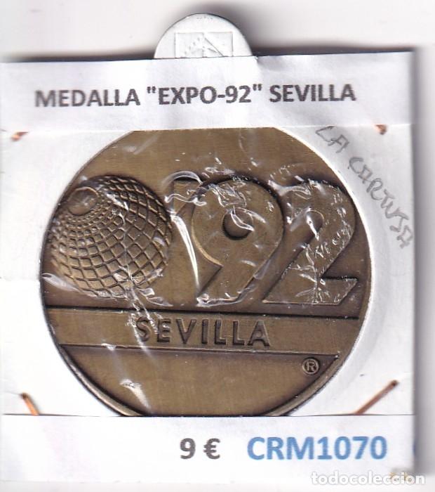 Medallas hist&oacute;ricas: CRM1070 MEDALLA &rdquo;EXPO-92&rdquo; SEVILLA