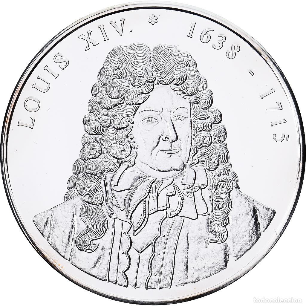 Medallas hist&oacute;ricas: [#1215082] Francia, medalla, Louis XIV Le Grand, Plata chapada en cobre, Prueba, FDC