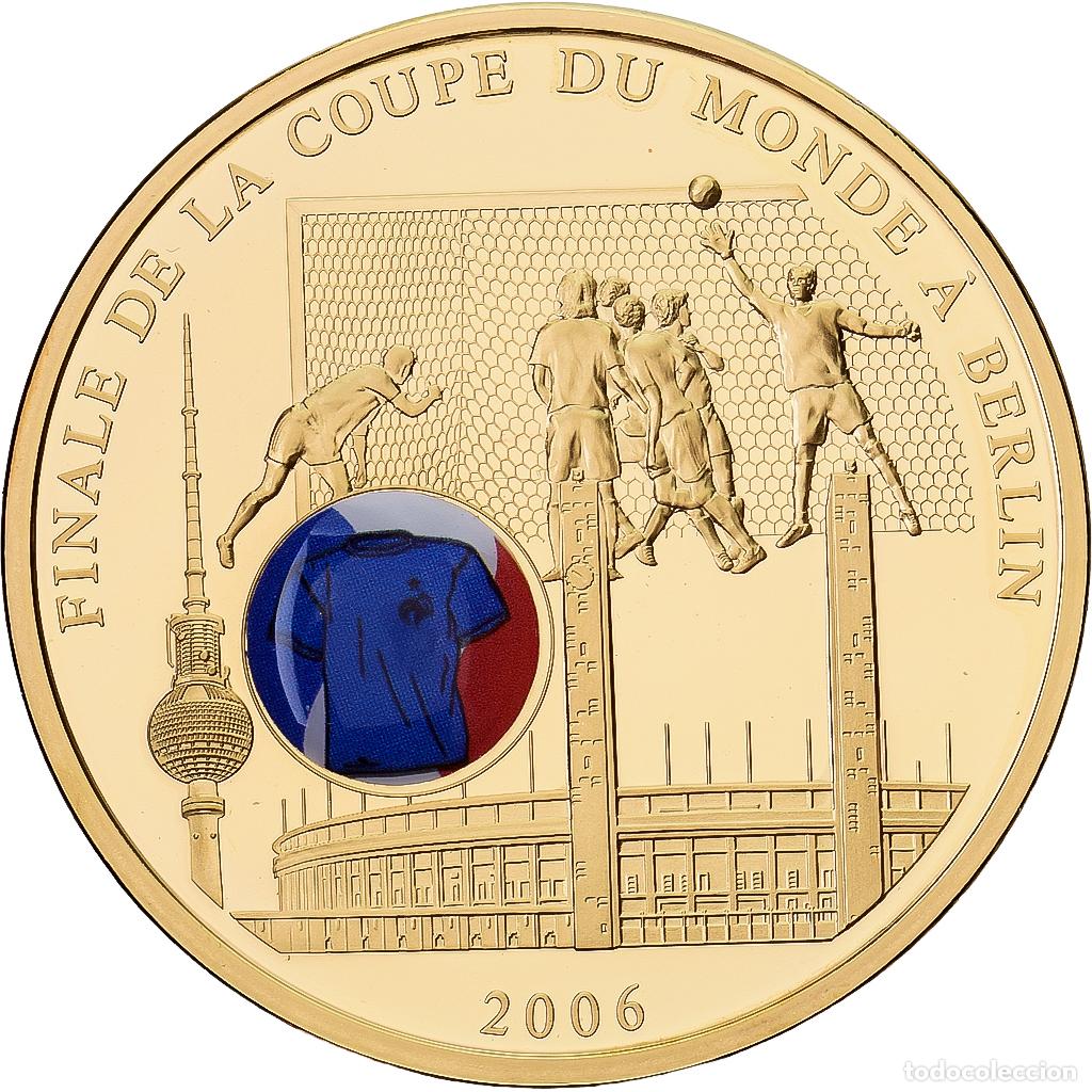 Medallas hist&oacute;ricas: [#1215084] Francia, medalla, Finale de la Coupe du Monde &agrave; Berlin, 2006, Copper Gilt