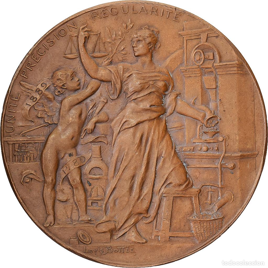 Medallas hist&oacute;ricas: [#1215090] Francia, medalla, Administration des Monnaies et M&eacute;dailles, Exposition
