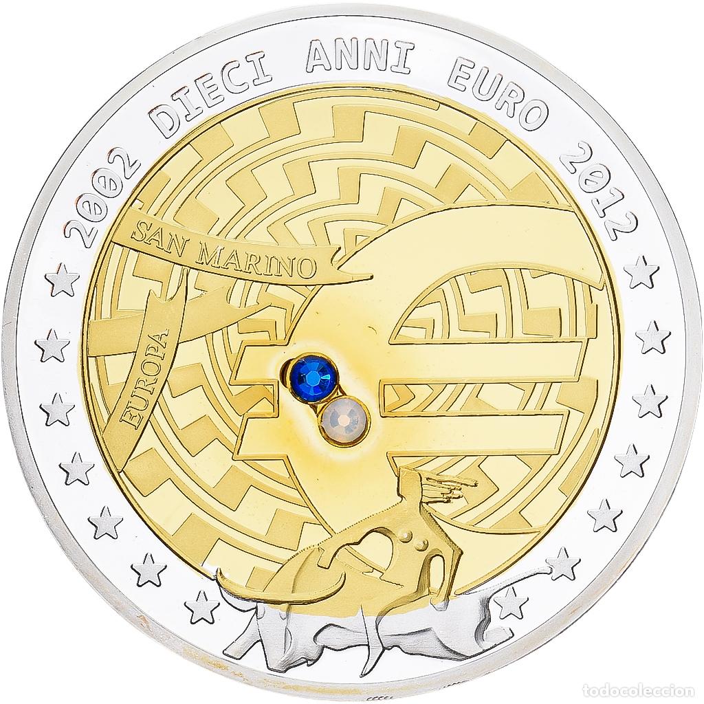 Medallas hist&oacute;ricas: [#1215098] Francia, medalla, Europe, 10 Ans d'Union Mon&eacute;taire, 2012, Bimet&aacute;lico, FDC